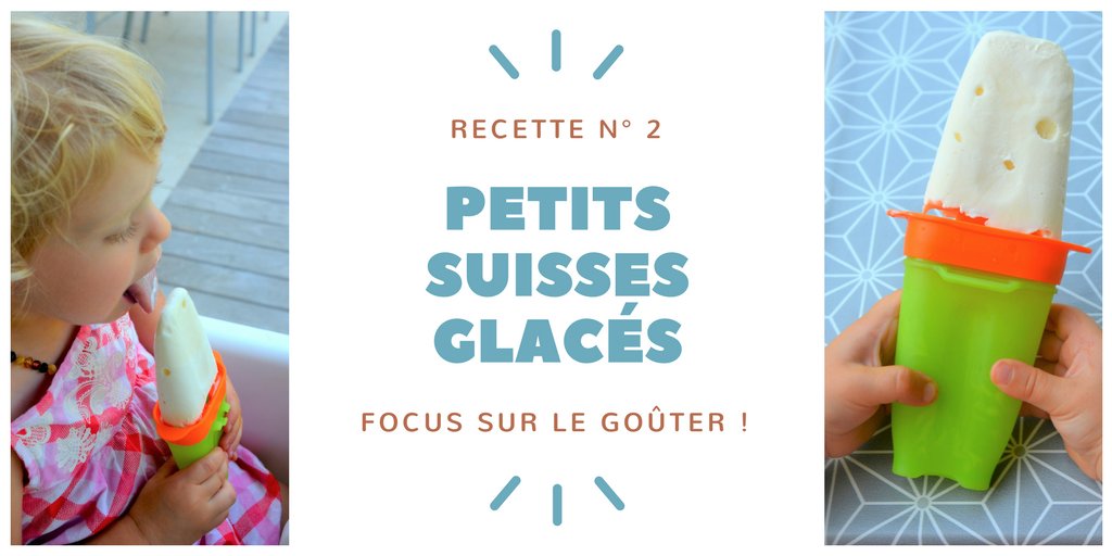 kiddyresto - recette goûter enfants petits suisses glacés