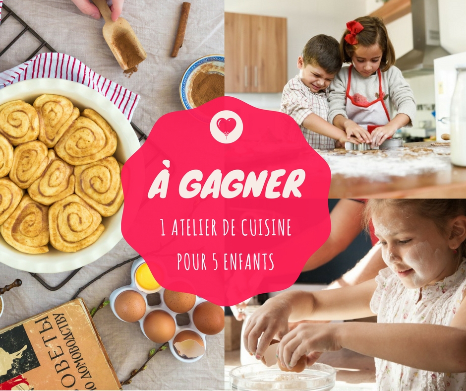 Kiddyresto - Jeu concours - atelier culinaire à gagner à l'Et-caetera