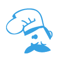 kiddyresto - logo chef