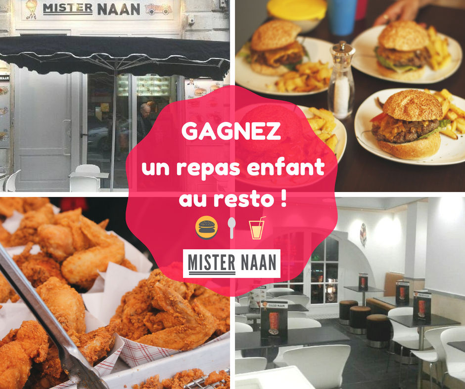 Jeu concours kiddyresto avec Mister Naan